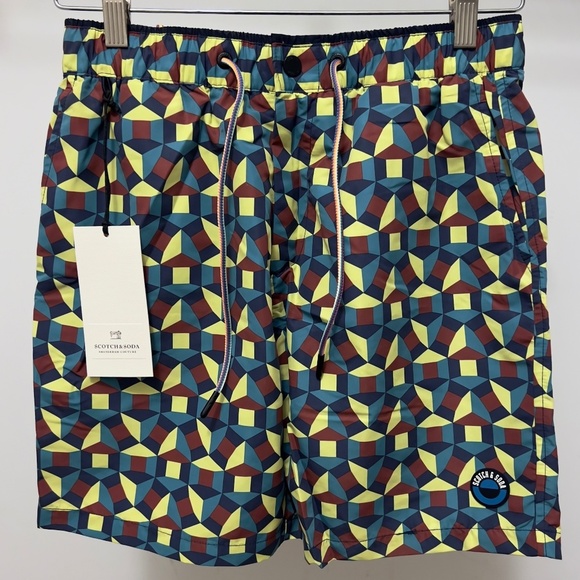 Scotch & Soda Other - Scotch & soda AOP midlength swim short